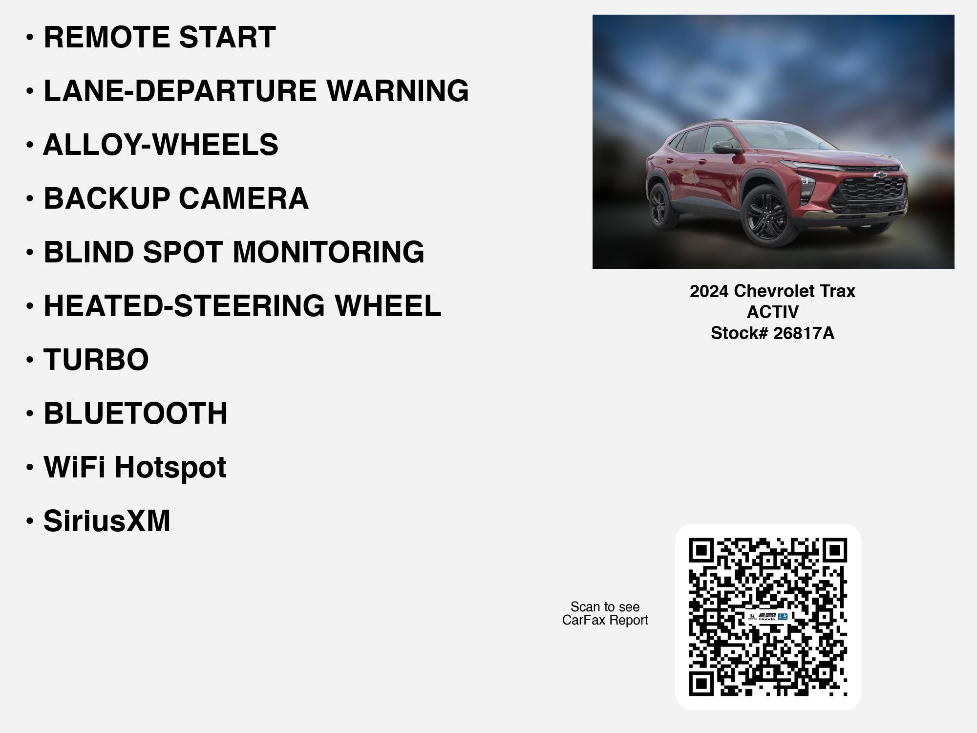 Used 2024 Chevrolet Trax ACTIV w/ Driver Confidence Package image 7