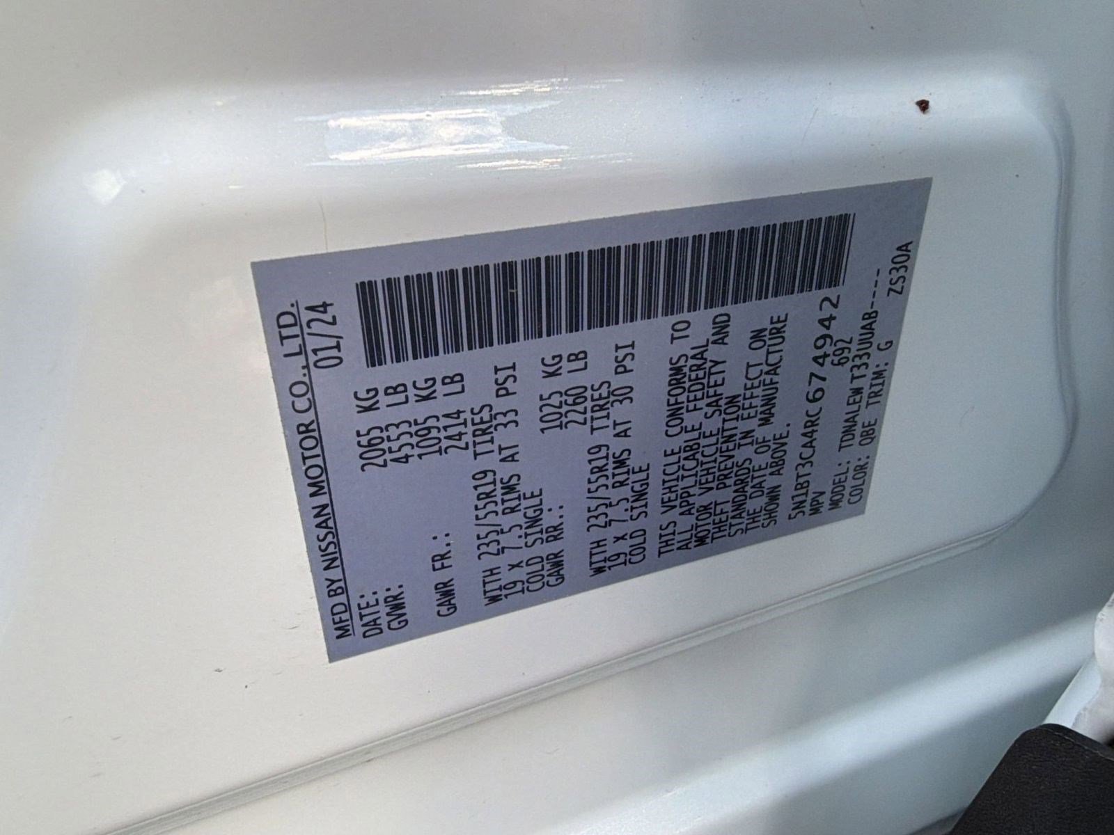 Used 2024 Nissan Rogue SL w/ SL Premium Package image 18