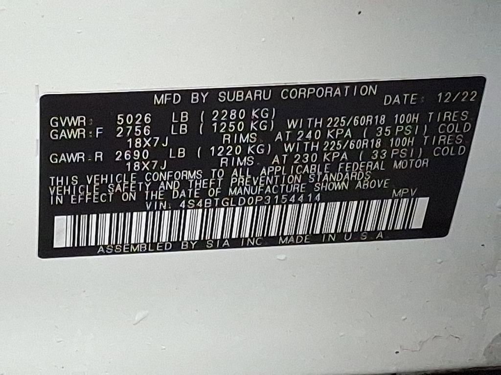 Used 2023 Subaru Outback Onyx Edition XT image 28