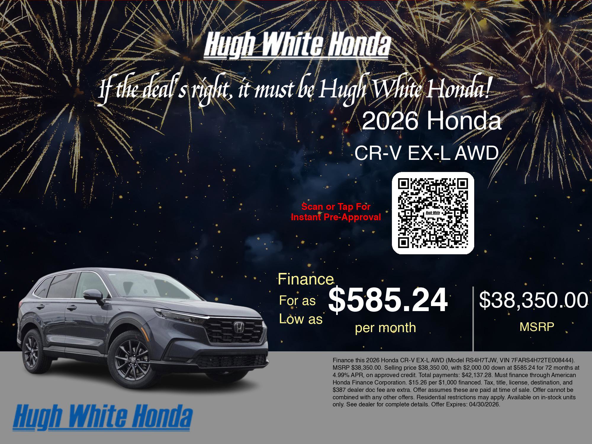 New 2026 Honda CR-V EX-L image 7