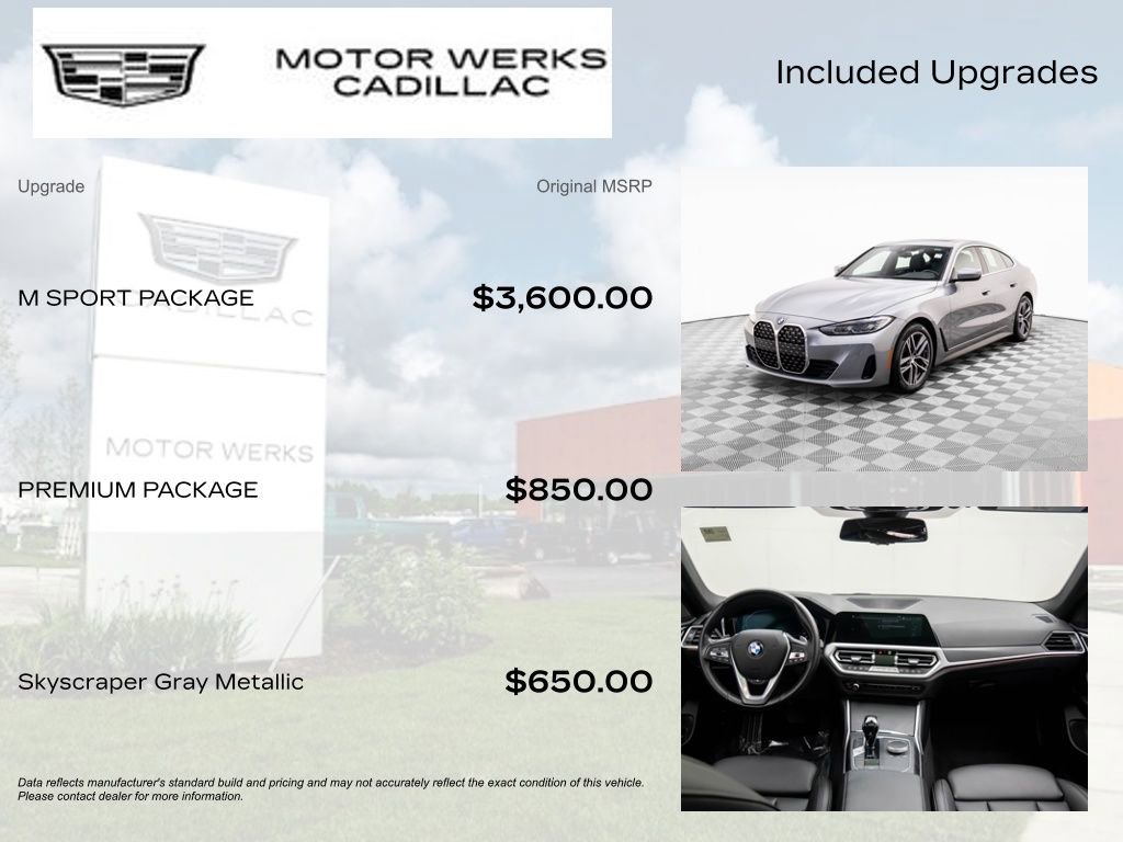 Used 2023 BMW 430i Gran Coupe xDrive w/ M Sport Package video 4