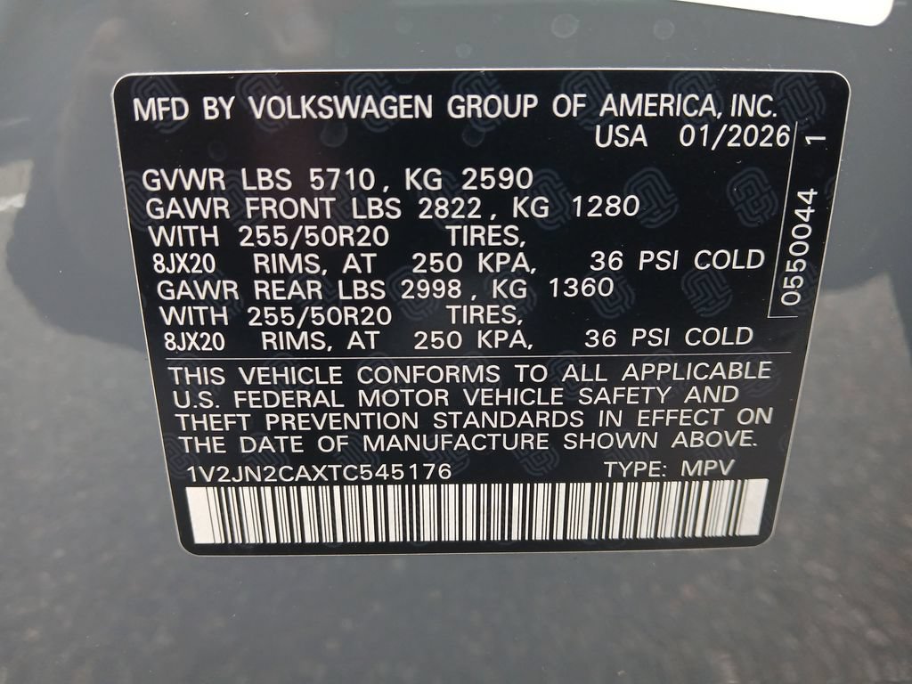 New 2026 Volkswagen Atlas SE FWD image 29
