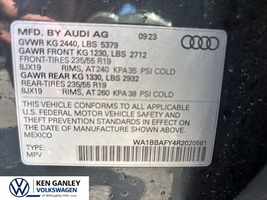 Used 2024 Audi Q5 2.0T Premium Plus w/ Premium Plus Package AWD/4WD image 11