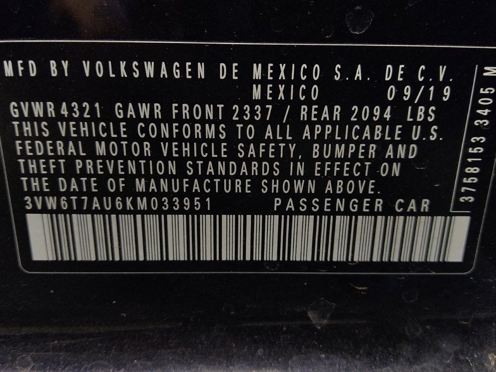 Used 2019 Volkswagen GTI SE w/ SE Experience Package FWD image 33