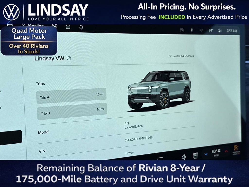 Used 2022 Rivian R1S Launch Edition image 19