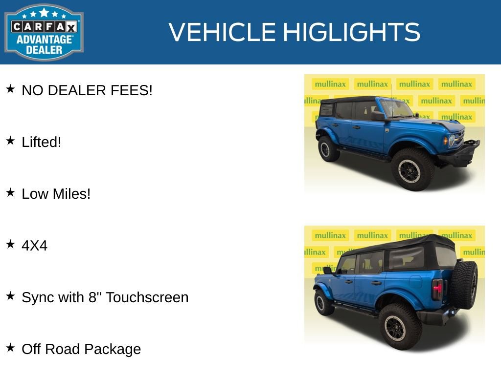 Used 2023 Ford Bronco Big Bend w/ Sasquatch Package image 11