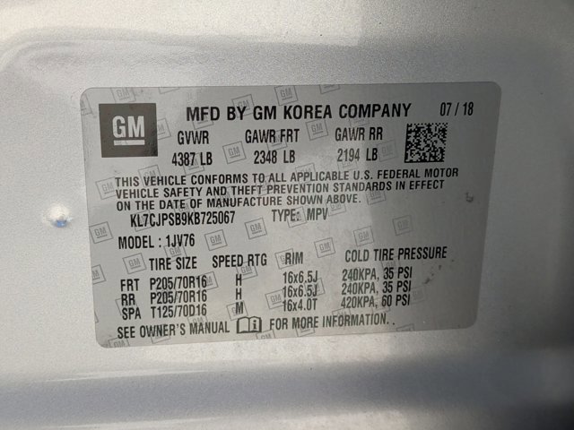 Used 2019 Chevrolet Trax LT w/ LT Convenience Package image 23