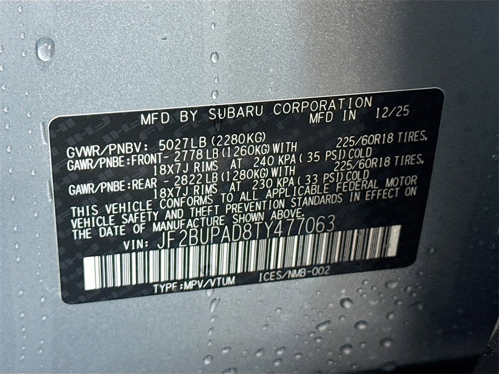 New 2026 Subaru Outback Premium image 29