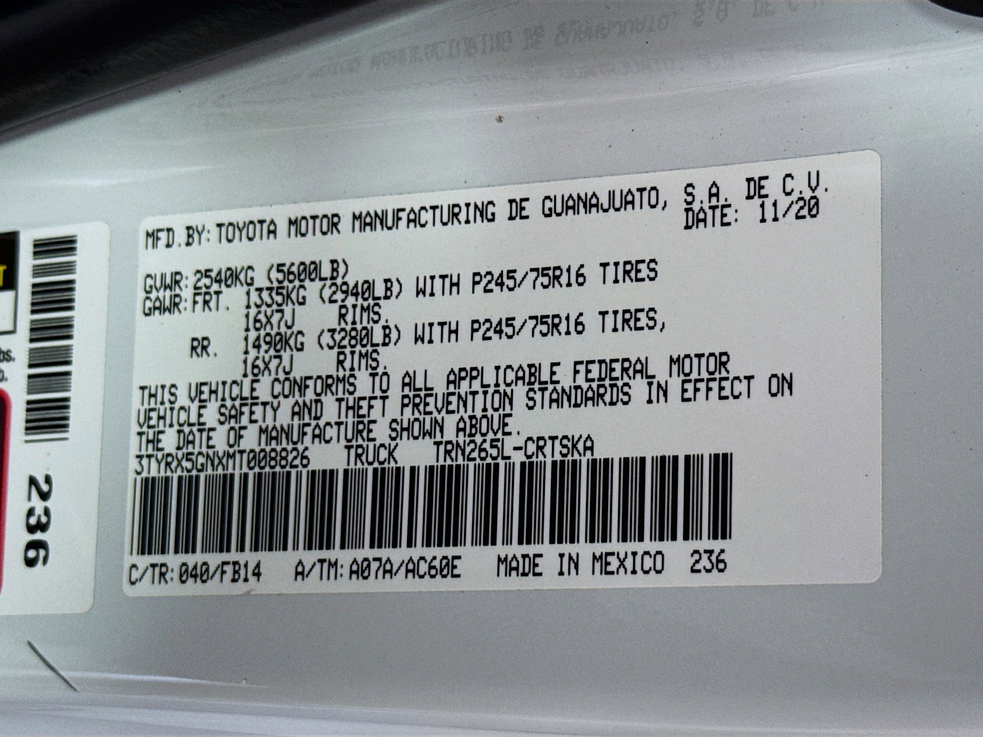 Used 2021 Toyota Tacoma SR w/ SR Convenience Package image 39