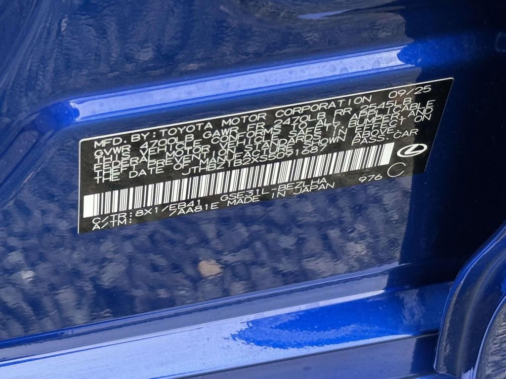 Used 2025 Lexus IS 350 F Sport w/ Accessory Package image 32