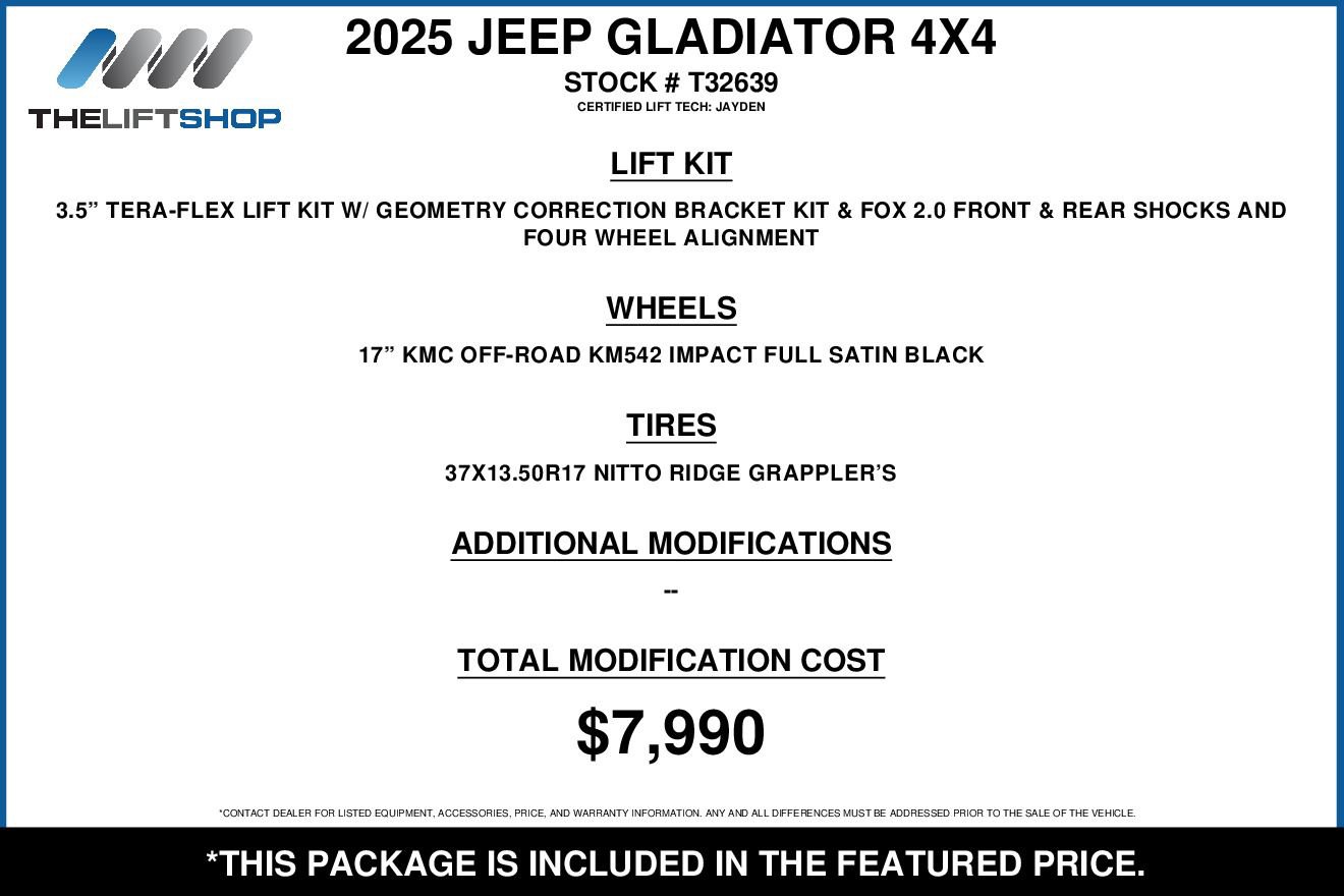 Used 2025 Jeep Gladiator Sport AWD/4WD video 2