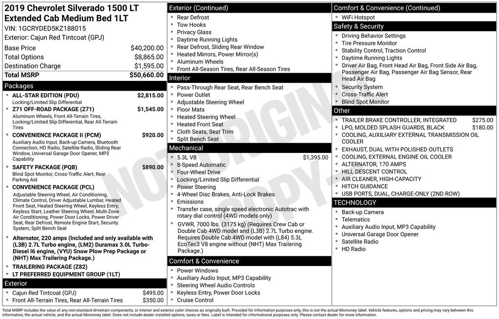 Used 2019 Chevrolet Silverado 1500 LT w/ All-Star Edition image 41