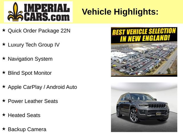 Used 2022 Jeep Grand Cherokee Overland w/ Luxury Tech Group IV AWD/4WD image 7