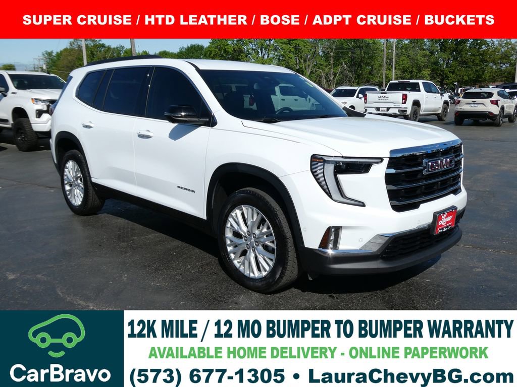 Certified 2025 GMC Acadia Elevation w/ Super Cruise Package