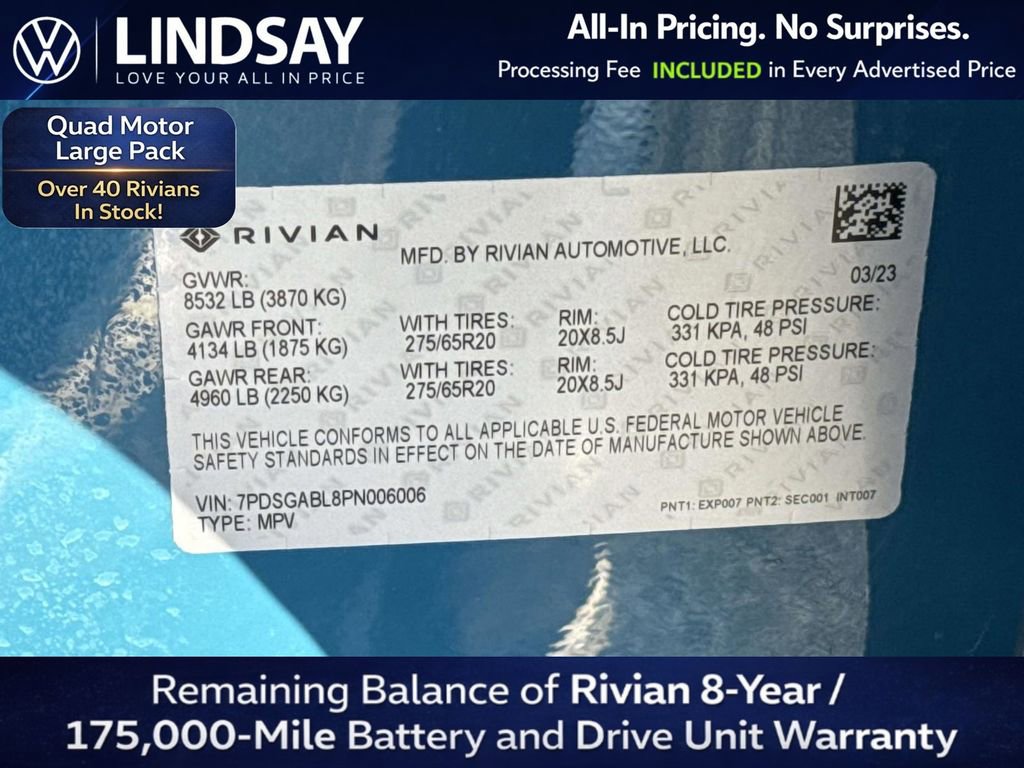 Used 2023 Rivian R1S Launch Edition image 28