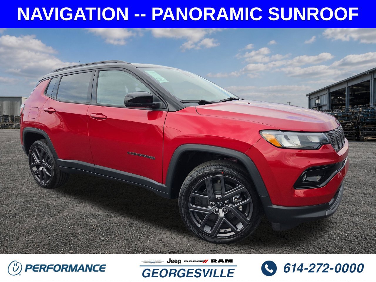 New 2026 Jeep Compass Limited w/ Sun, Sound & Navigation Group