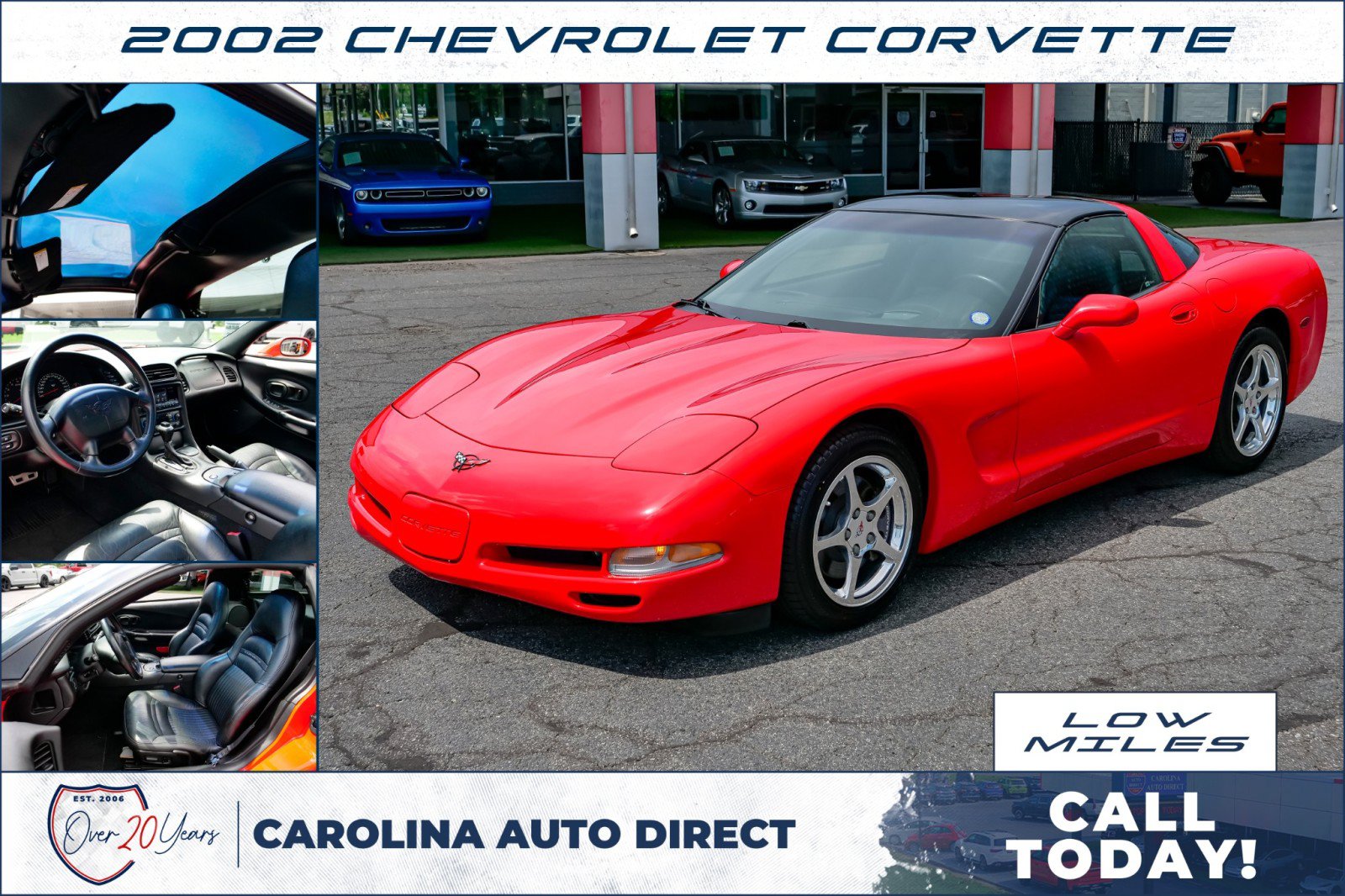 Used 2002 Chevrolet Corvette Coupe w/ Preferred Equipment Group2 RWD image 1