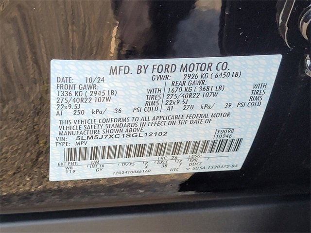 New 2025 Lincoln Aviator Reserve w/ Equipment Group 201A image 12