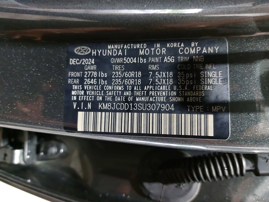 Certified 2025 Hyundai Tucson SEL AWD/4WD image 36