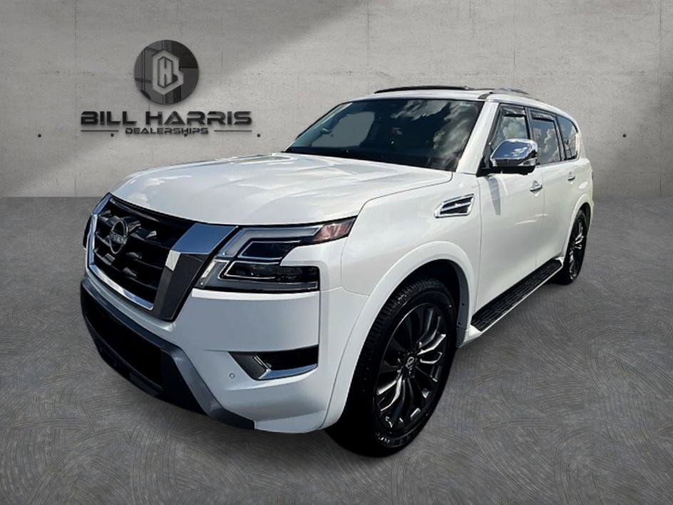 Used 2023 Nissan Armada Platinum w/ Captain's Chairs Package AWD/4WD image 1
