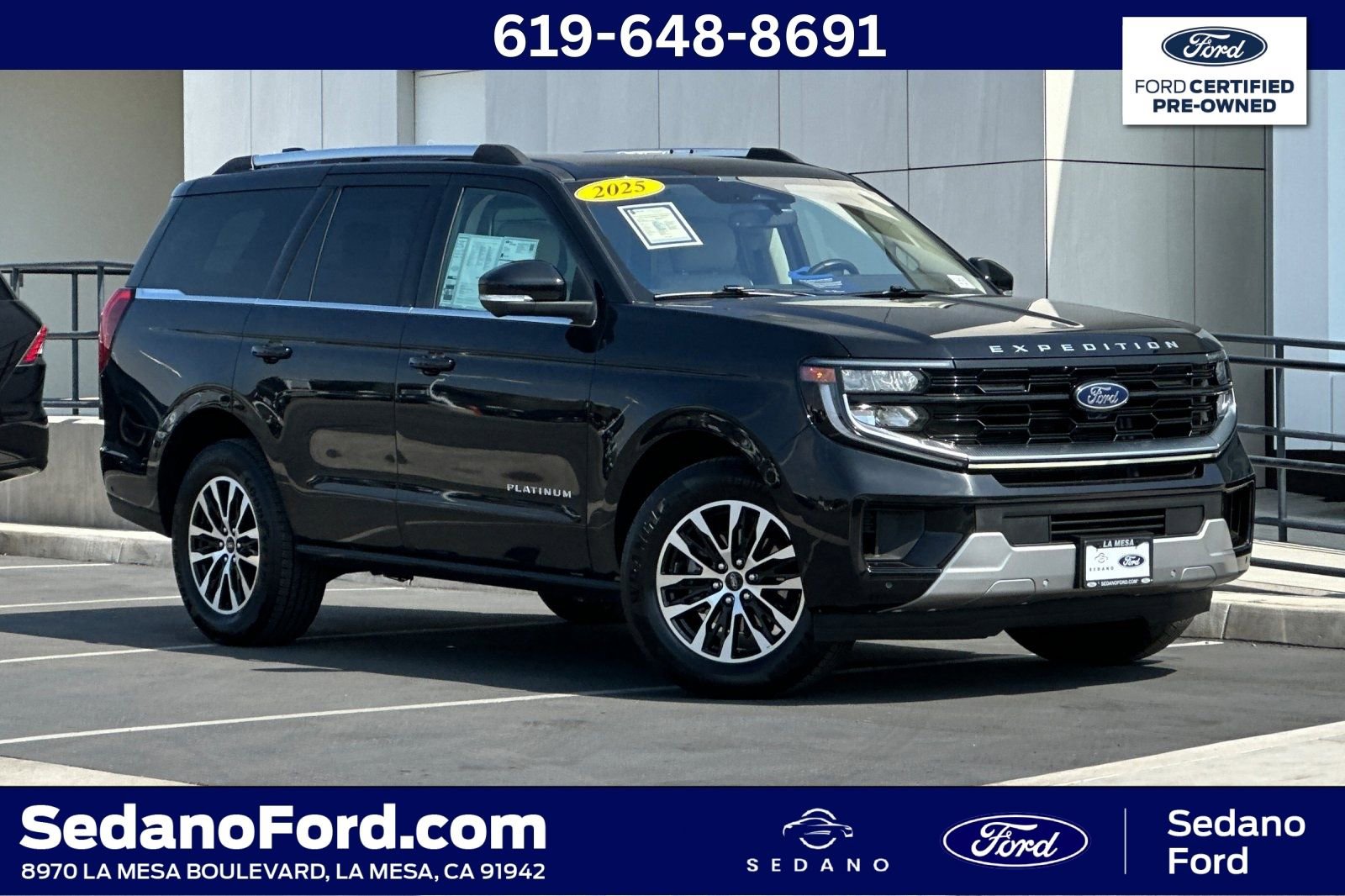 Certified 2025 Ford Expedition Platinum