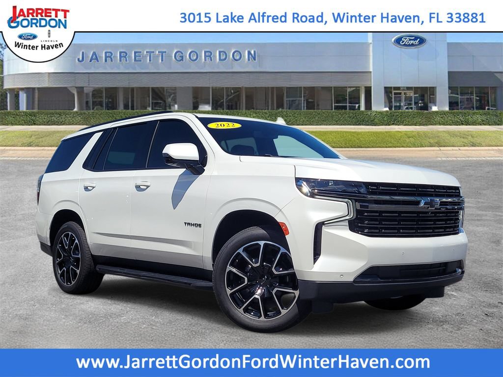 Used 2022 Chevrolet Tahoe RST w/ Luxury Package RWD image 1