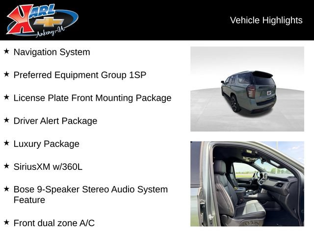 Certified 2024 Chevrolet Tahoe RST w/ Luxury Package AWD/4WD image 2