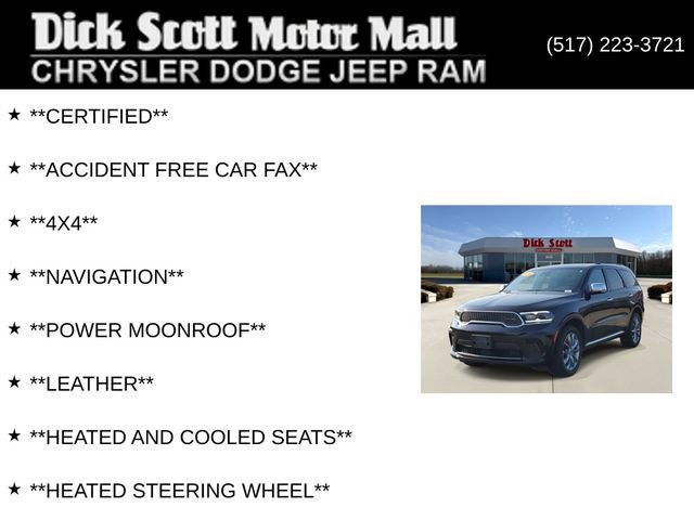 Certified 2024 Dodge Durango Citadel AWD/4WD image 10