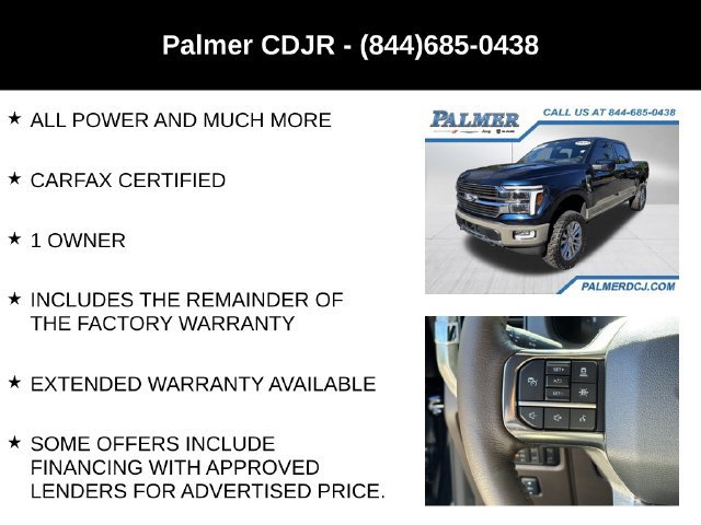 Used 2025 Ford F150 King Ranch w/ FX4 Off-Road Package AWD/4WD image 30