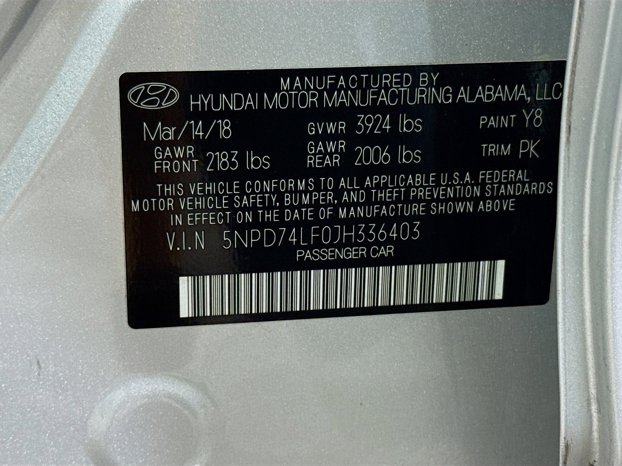 Used 2018 Hyundai Elantra SE image 38