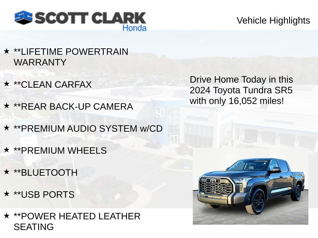 Used 2024 Toyota Tundra SR5 w/ TRD Sport Premium Package image 12