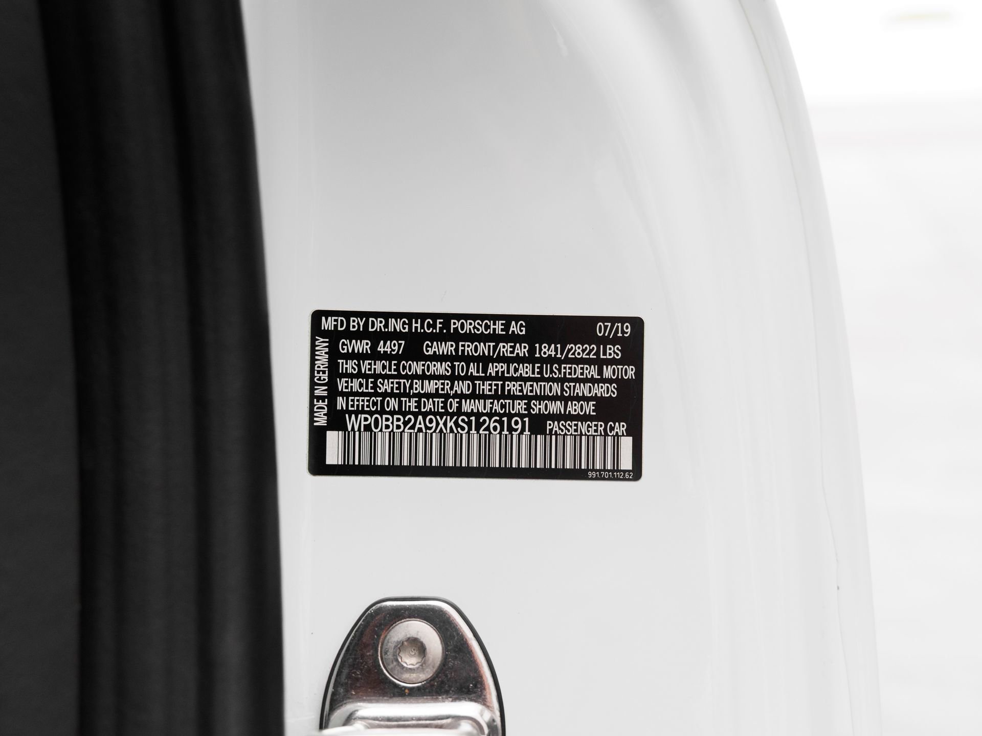 Certified 2019 Porsche 911 Targa 4 GTS image 46