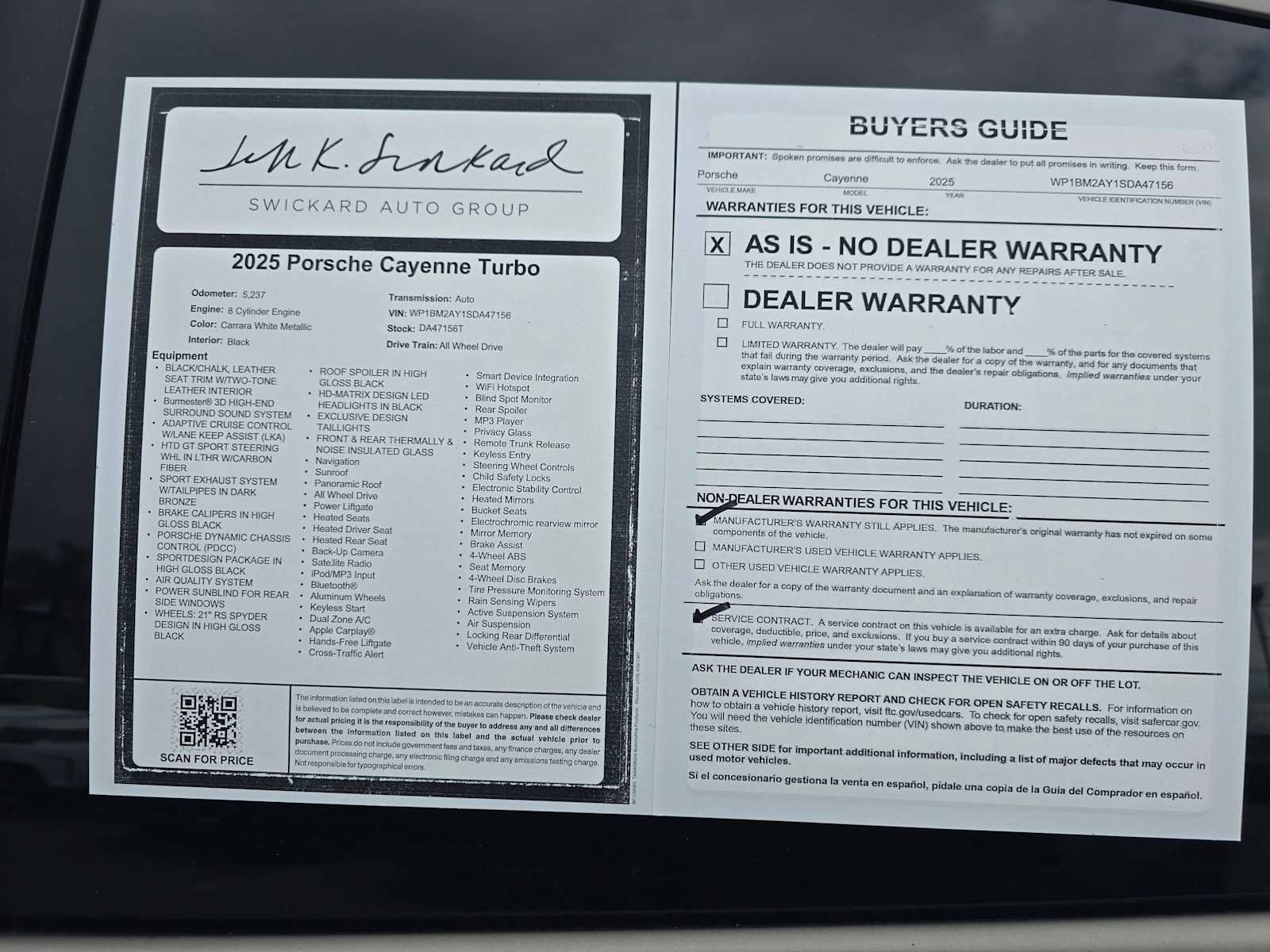 Used 2025 Porsche Cayenne Turbo image 20