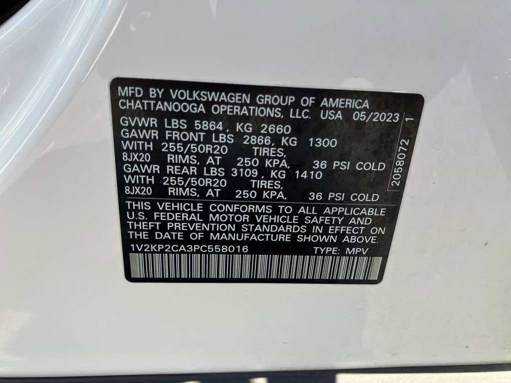 Used 2023 Volkswagen Atlas SE w/ Panoramic Sunroof Package AWD/4WD image 32