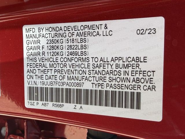 Used 2023 Acura TLX Type S AWD/4WD image 30