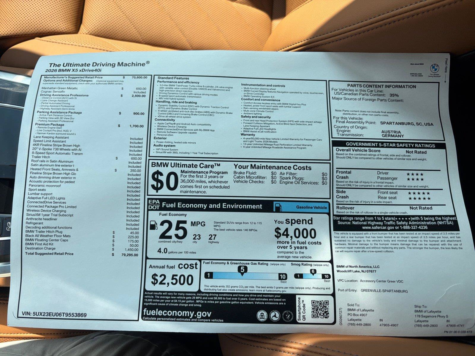 New 2026 BMW X5 xDrive40i AWD/4WD image 30