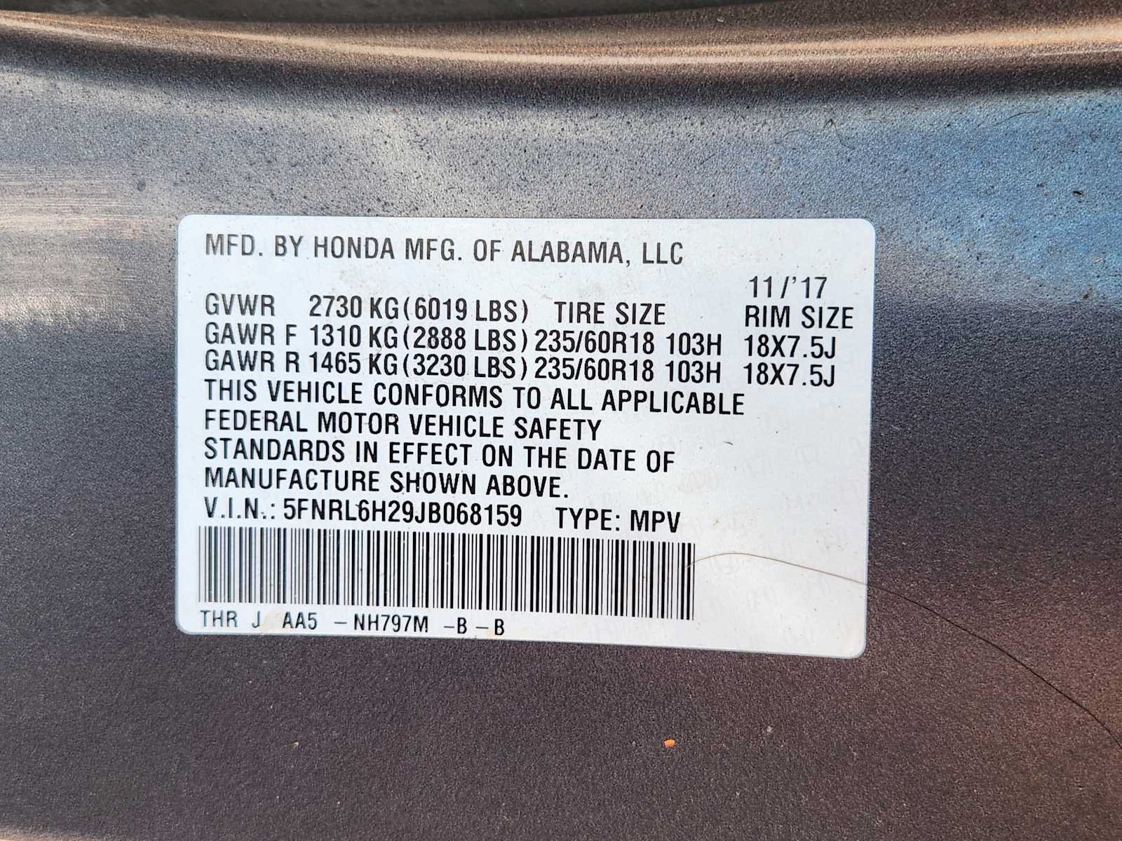 Used 2018 Honda Odyssey LX image 32