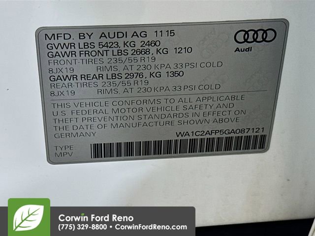 Used 2016 Audi Q5 2.0T Premium w/ Audi MMI Navigation Plus AWD/4WD image 32