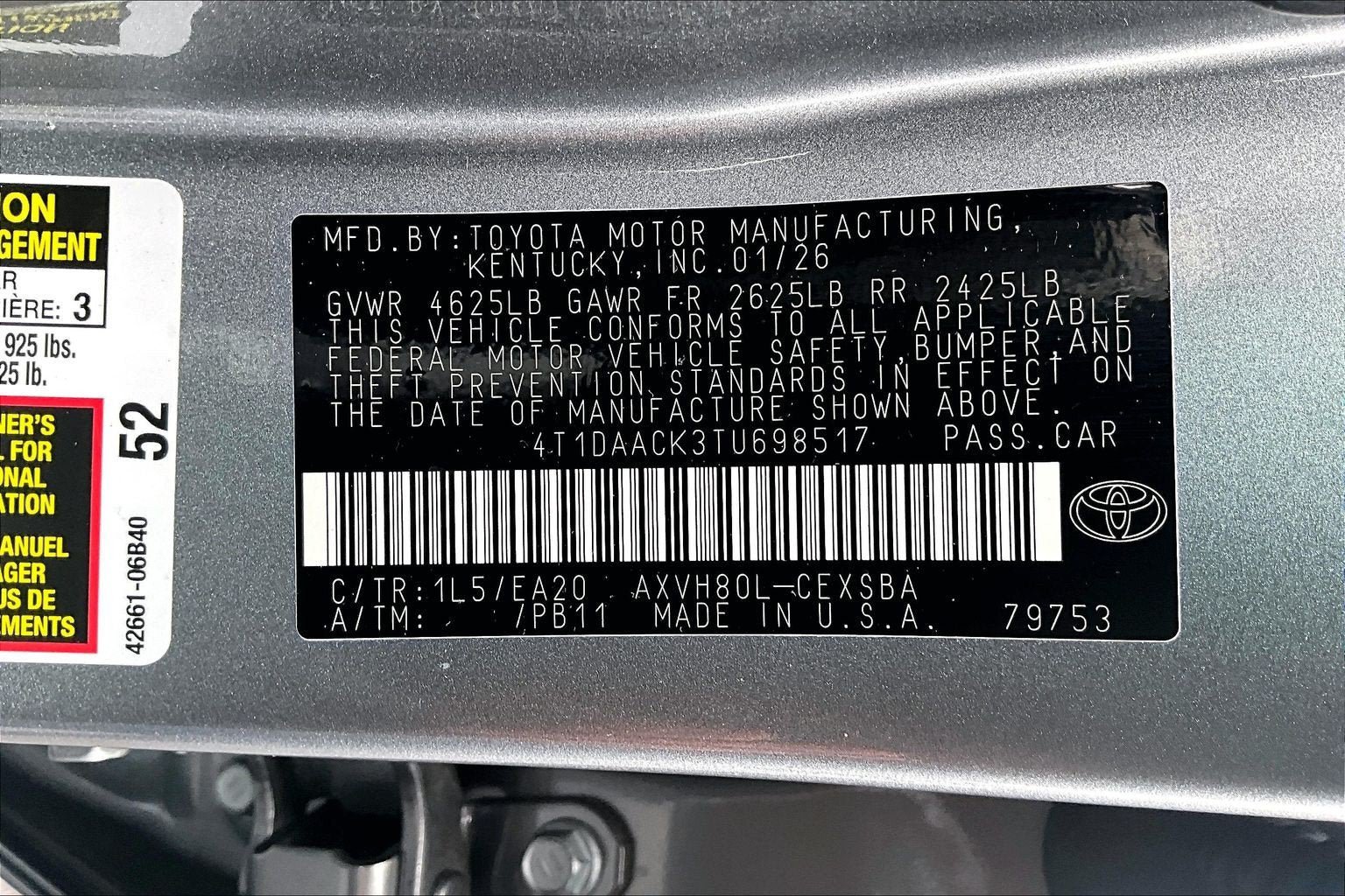 Used 2026 Toyota Camry SE w/ Convenience Package FWD image 29