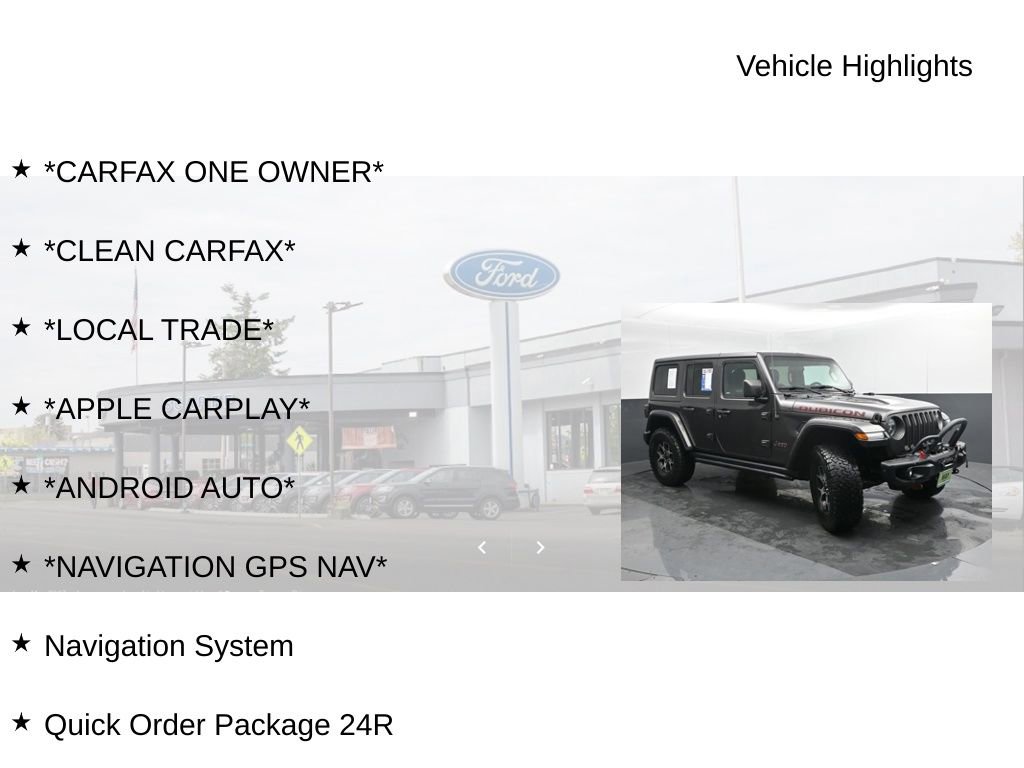 Used 2020 Jeep Wrangler Unlimited Rubicon w/ Steel Bumper Group image 19