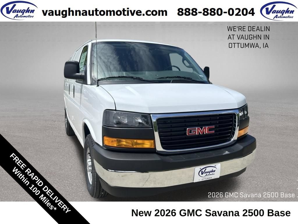 New 2026 GMC Savana 2500 w/ Driver Convenience Package RWD 360° Tour