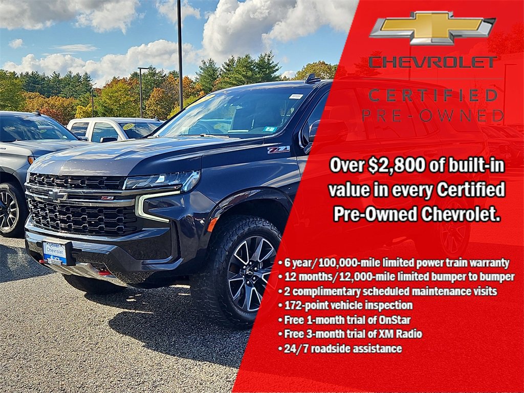 Certified 2022 Chevrolet Tahoe Z71 w/ Luxury Package
