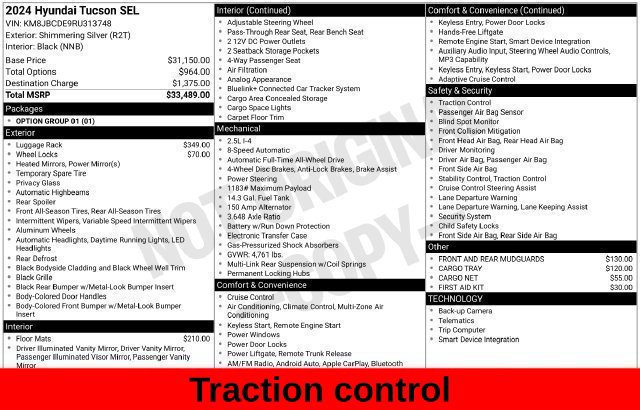 Used 2024 Hyundai Tucson SEL AWD/4WD image 27