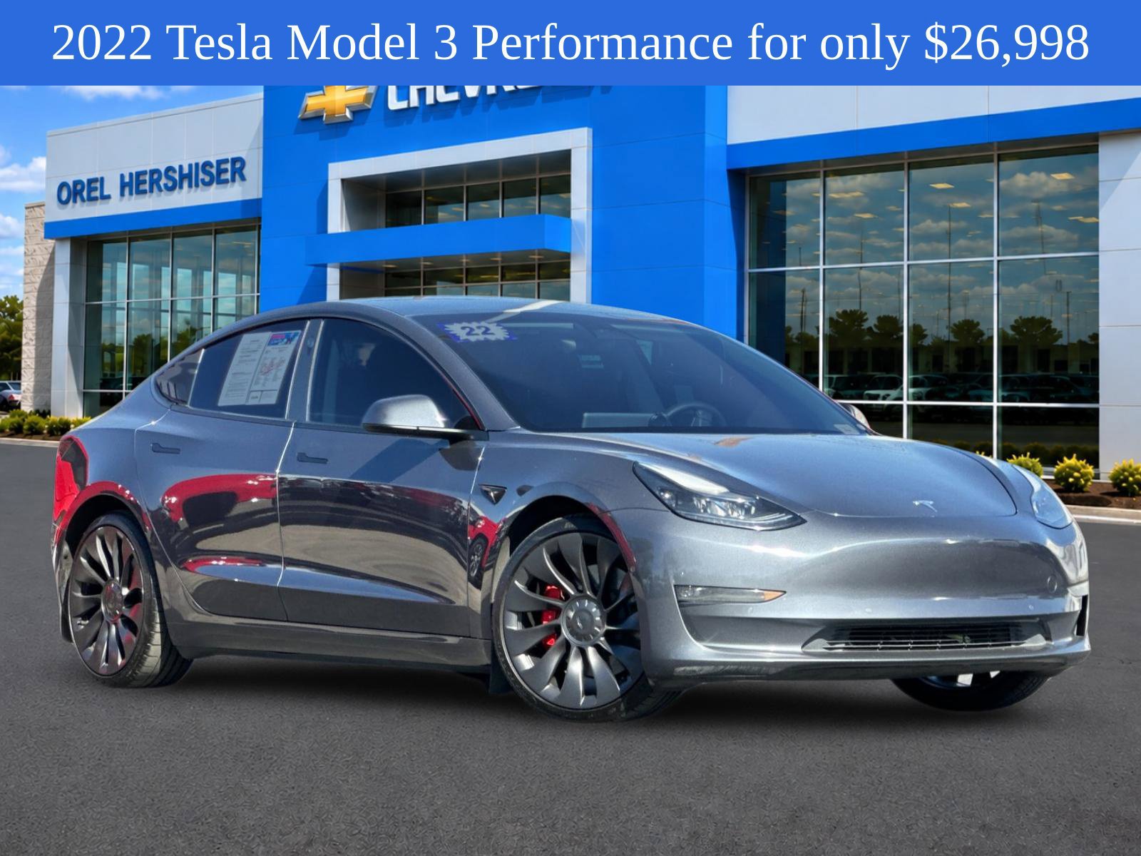 Used 2022 Tesla Model 3 Performance AWD/4WD image 3