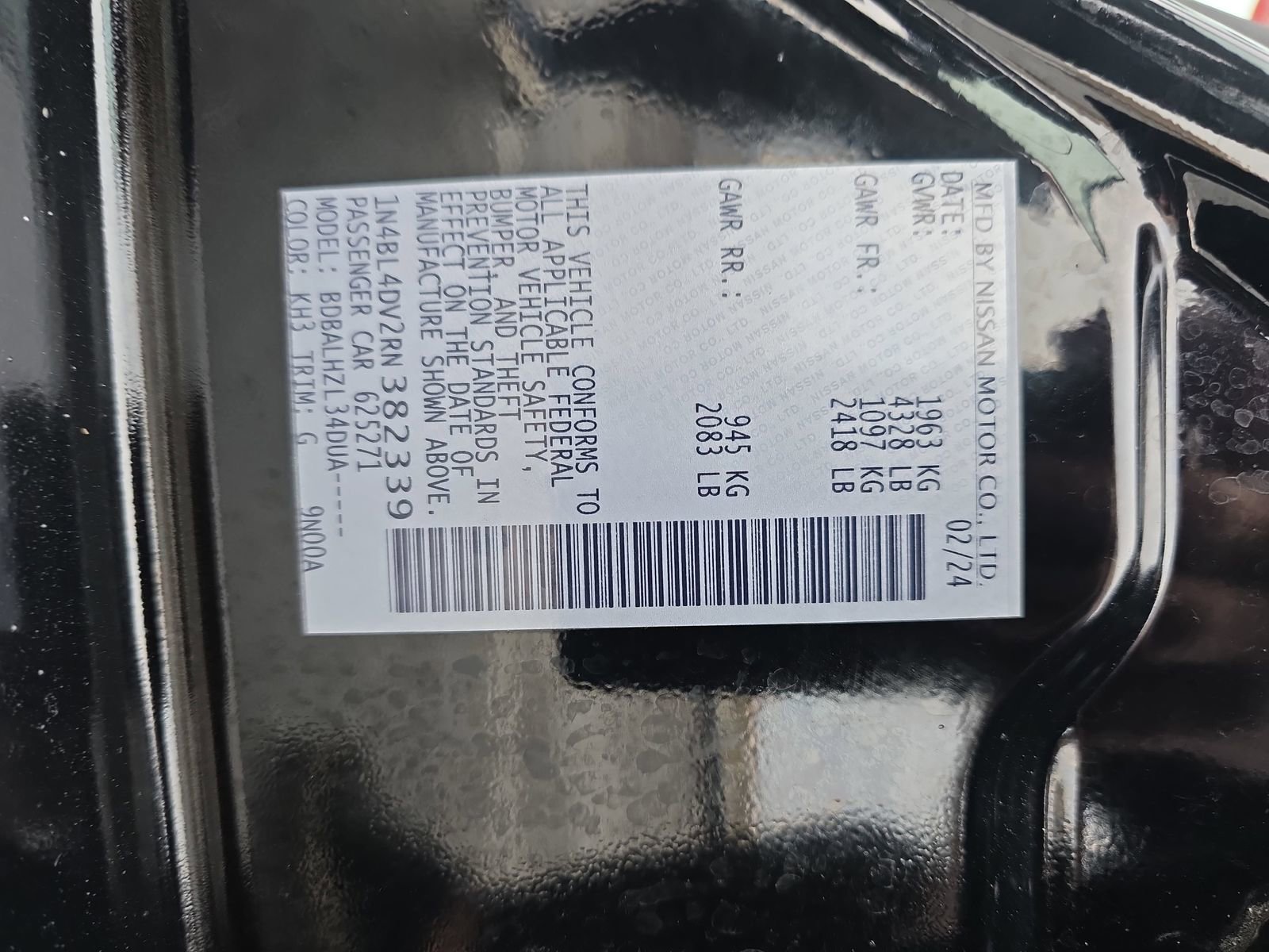 Used 2024 Nissan Altima 2.5 SV image 33