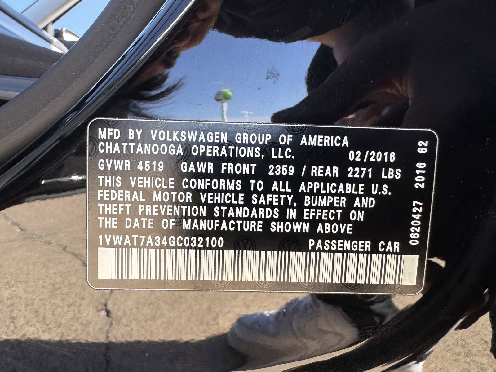 Used 2016 Volkswagen Passat 1.8T S image 30