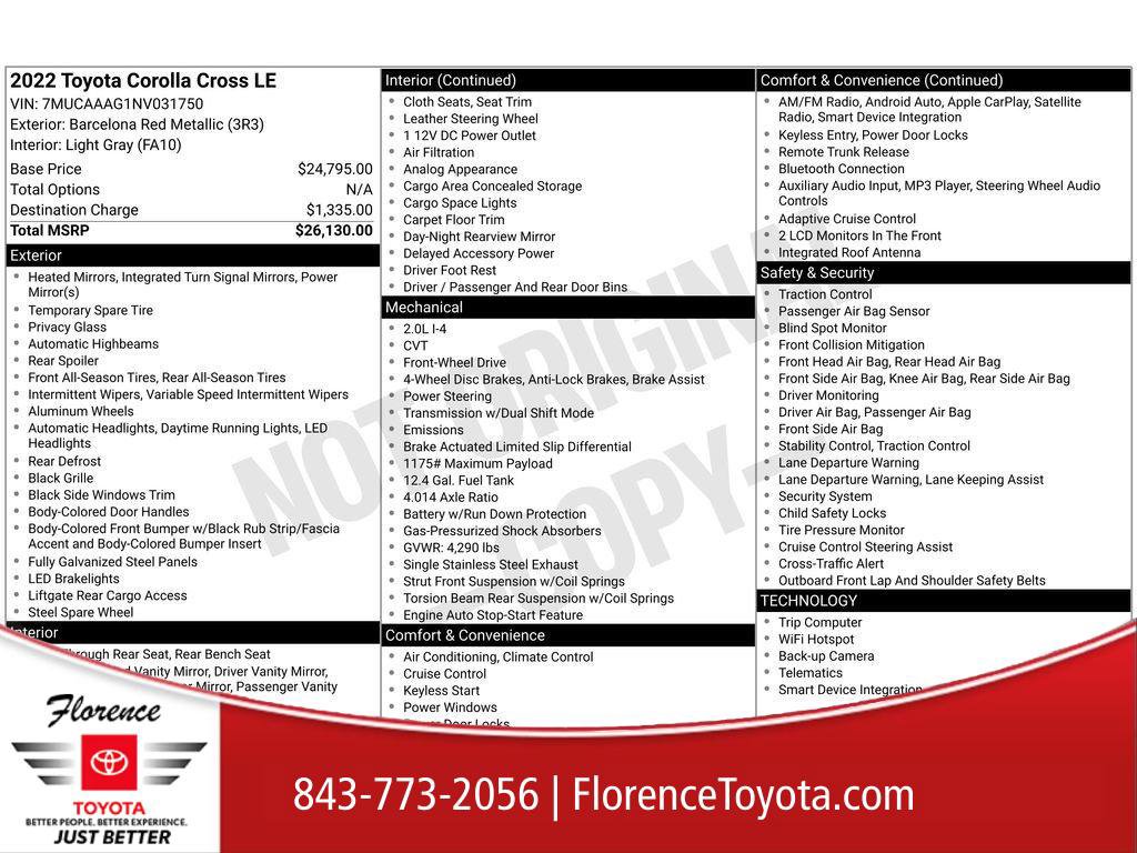 Used 2022 Toyota Corolla Cross LE image 30