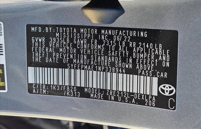 Certified 2022 Toyota Corolla LE image 23