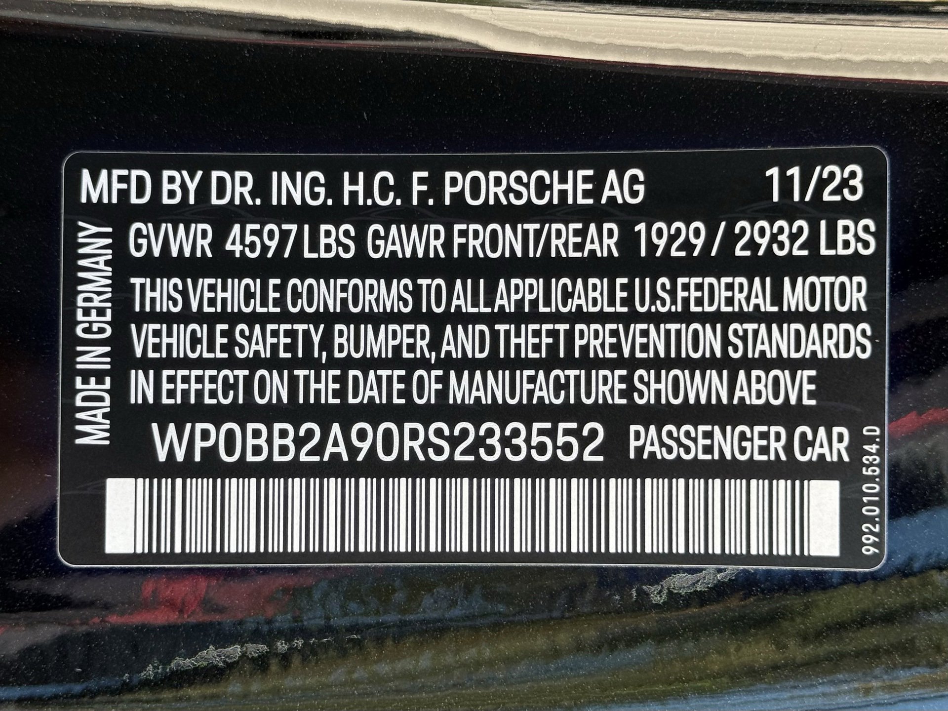 Certified 2024 Porsche 911 Targa 4 GTS image 36