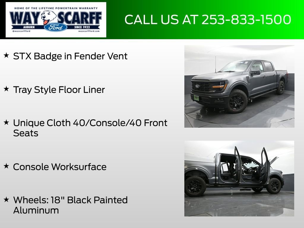 New 2025 Ford F150 STX w/ Equipment Group 201A FX4 image 24